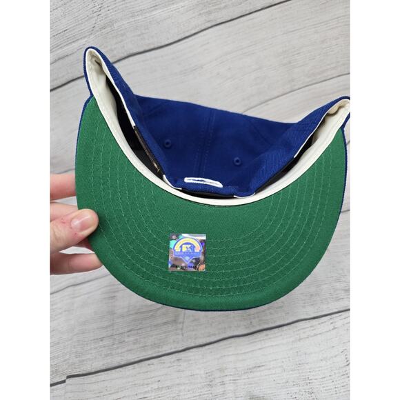 Vintage Vero Beach Dodgers Minor League Fitted New Era Hat Size 7 1/8 100% Wool - Picture 5 of 8